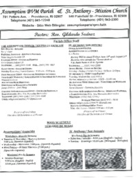 Weekend of September 1-2, 2018
