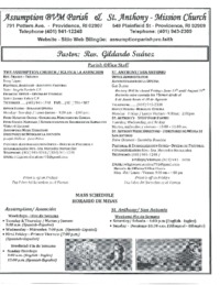 Weekend of August 25-26. 2018