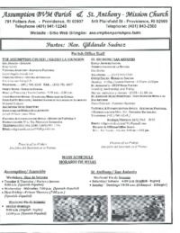 Weekend of September 15-16, 2018