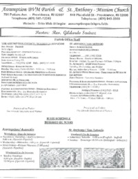 Weekend of September 22-23, 2018