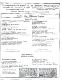 Weekend of October 13-14, 2018