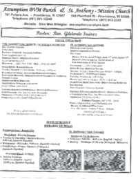 Weekend of August 3-4, 2018