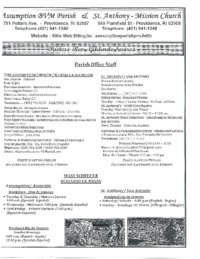 Weekend of August 3-4, 2019